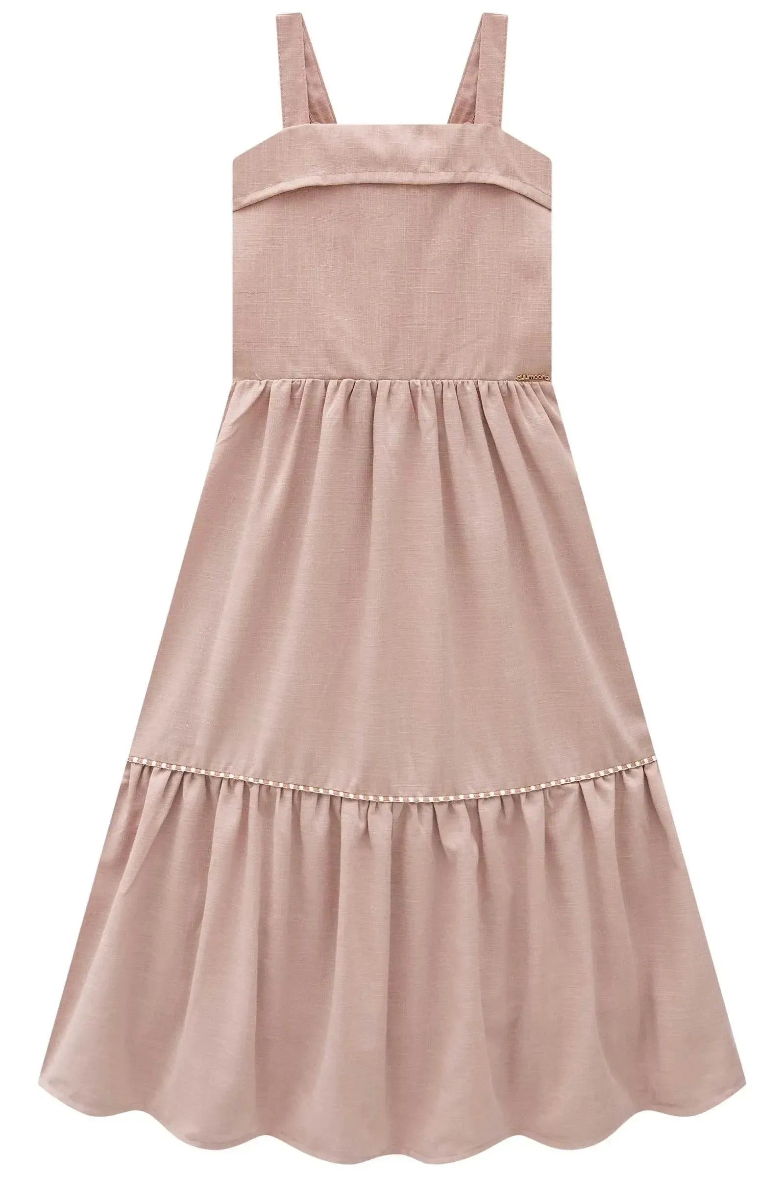 Vestido Midi em Tecido New Positano 95204 Lilimoon Teen Menina
