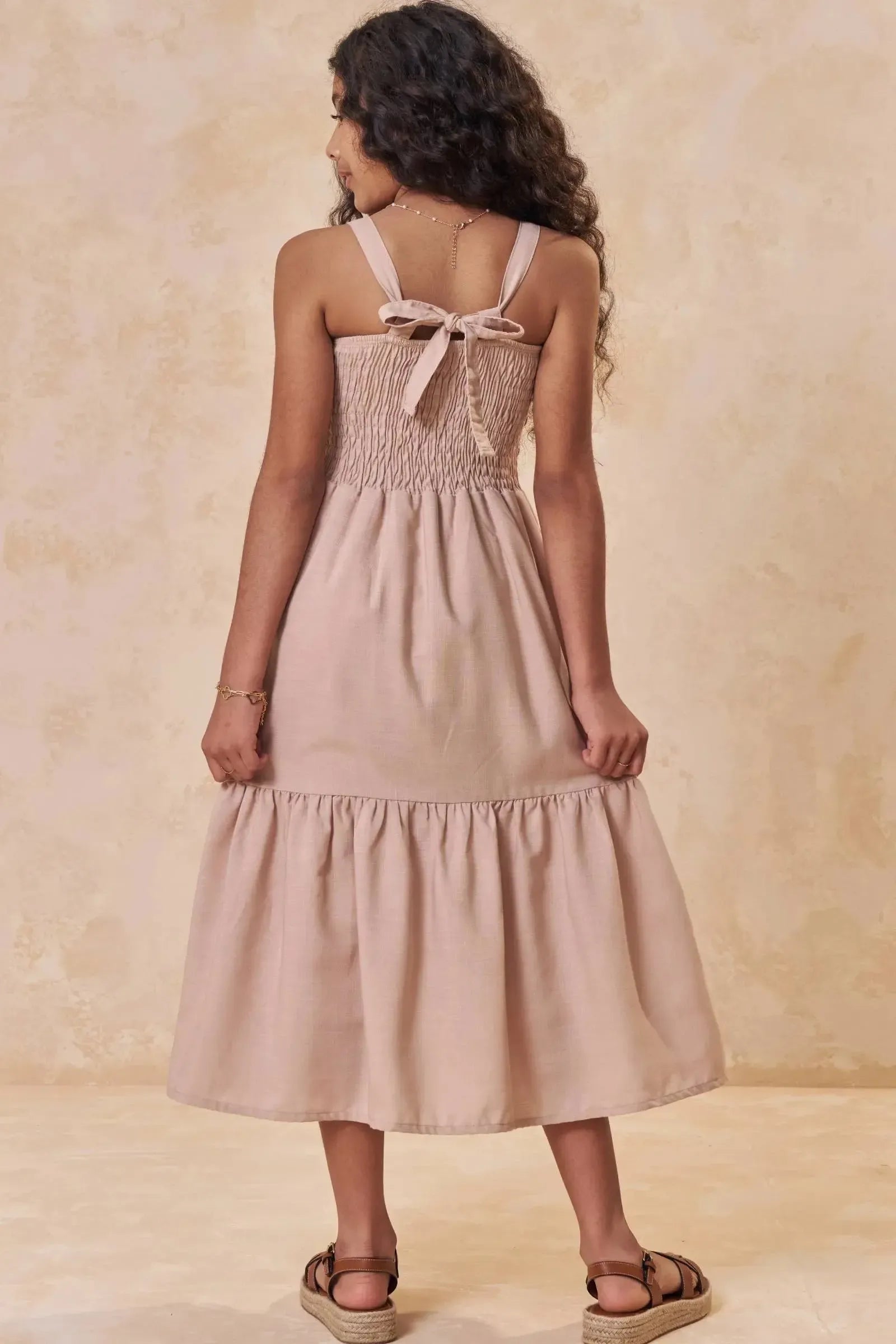 Vestido Midi em Tecido New Positano 95204 Lilimoon Teen Menina