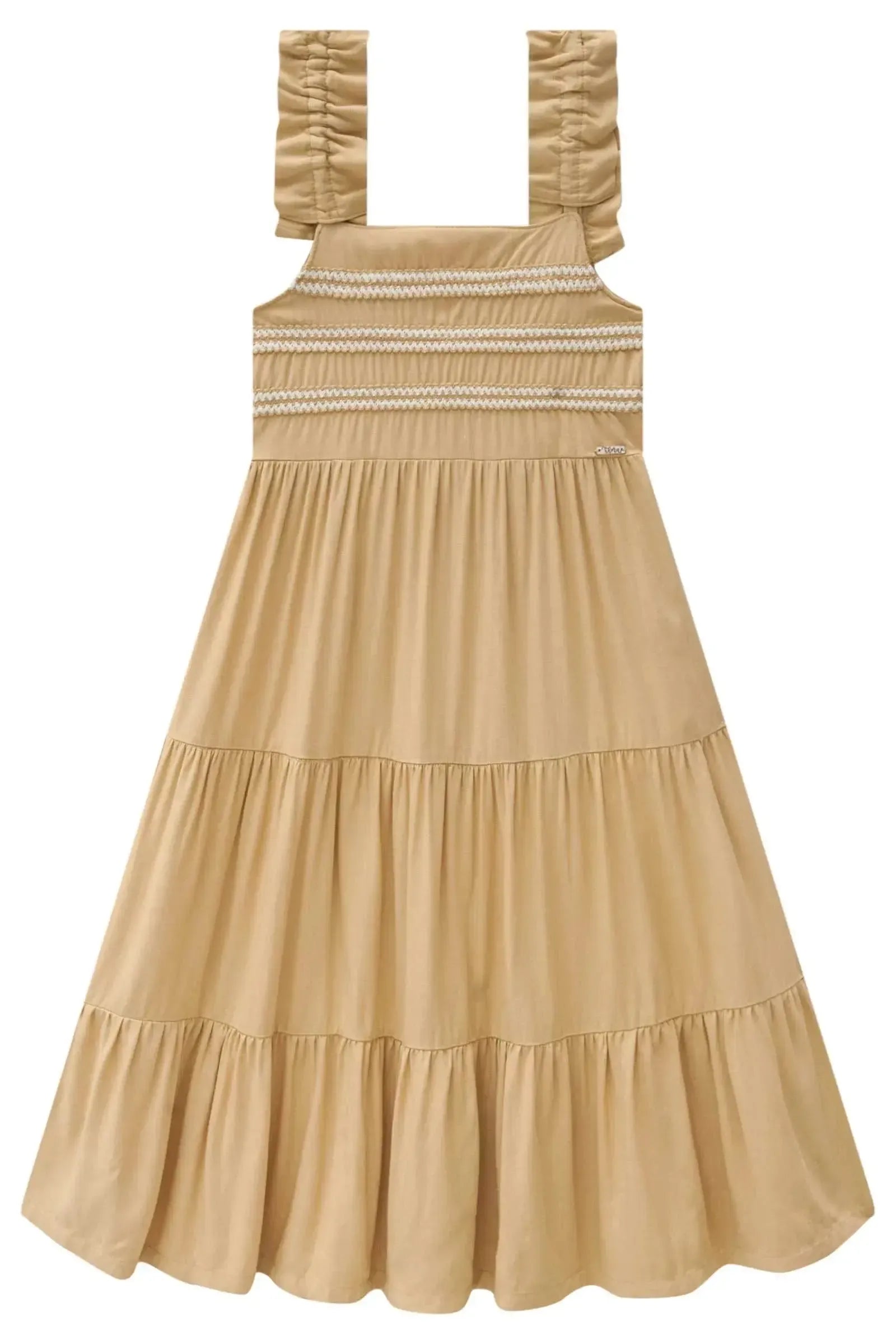 Vestido Midi em Viscose 82987 Infanti Infantil Menina